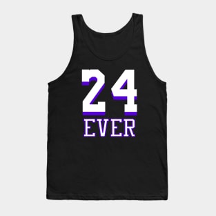 24 Ever LA Memorial Basketball Legend Design Tank Top